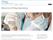 Tablet Screenshot of finlaylab.com